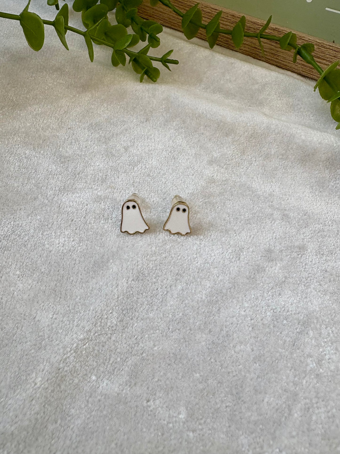 Mini Ghost Stud Earrings