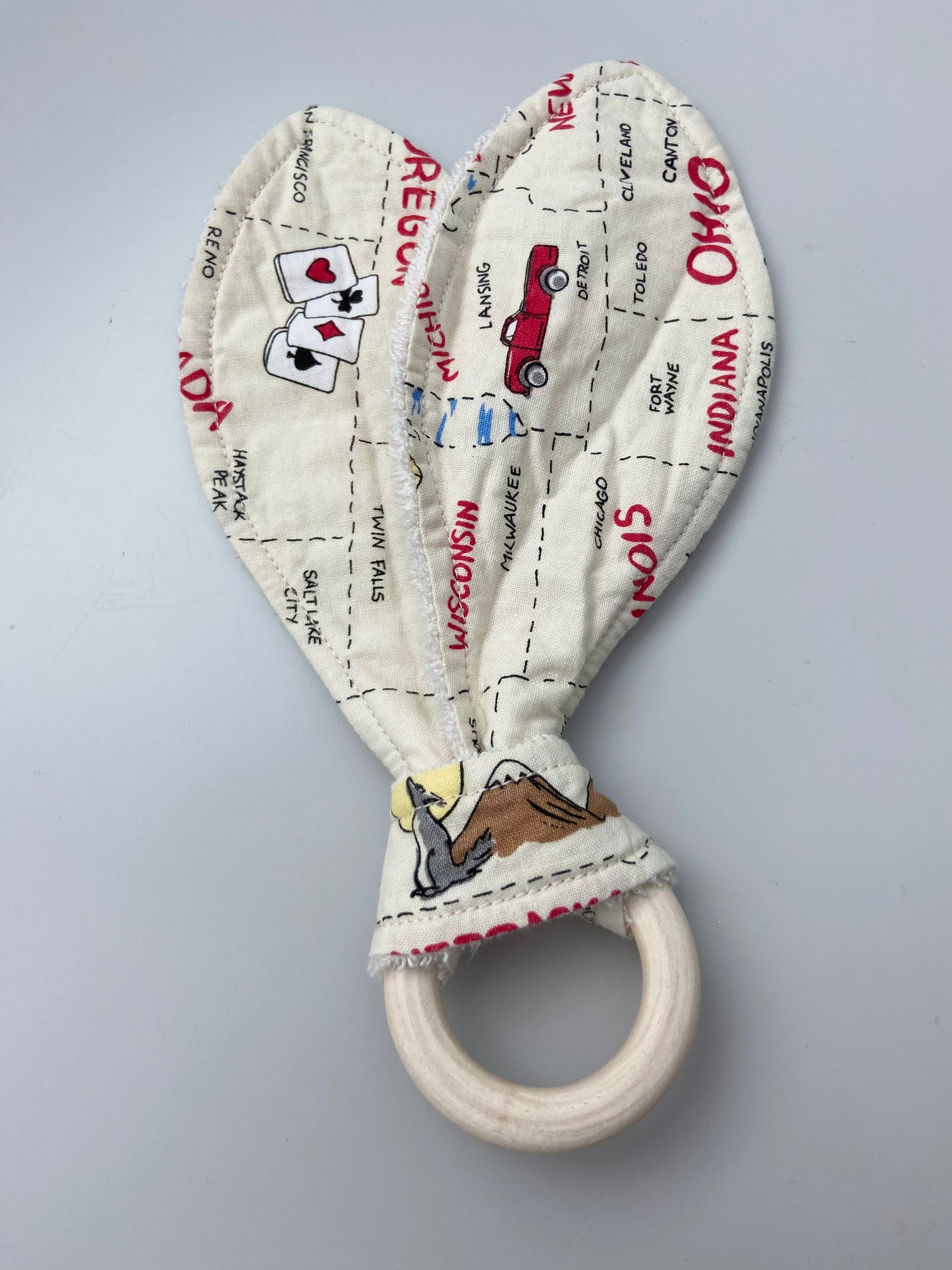 States Bunny Ear Teether