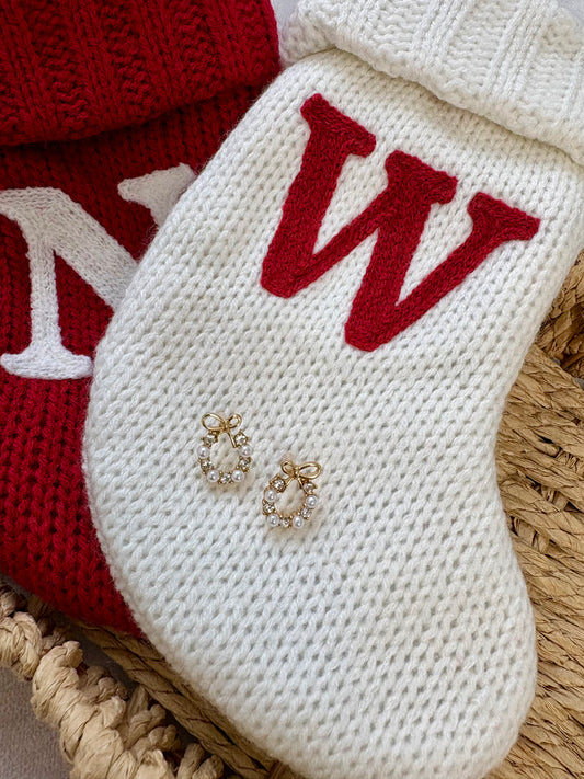 Mini Wreath Stud Earrings