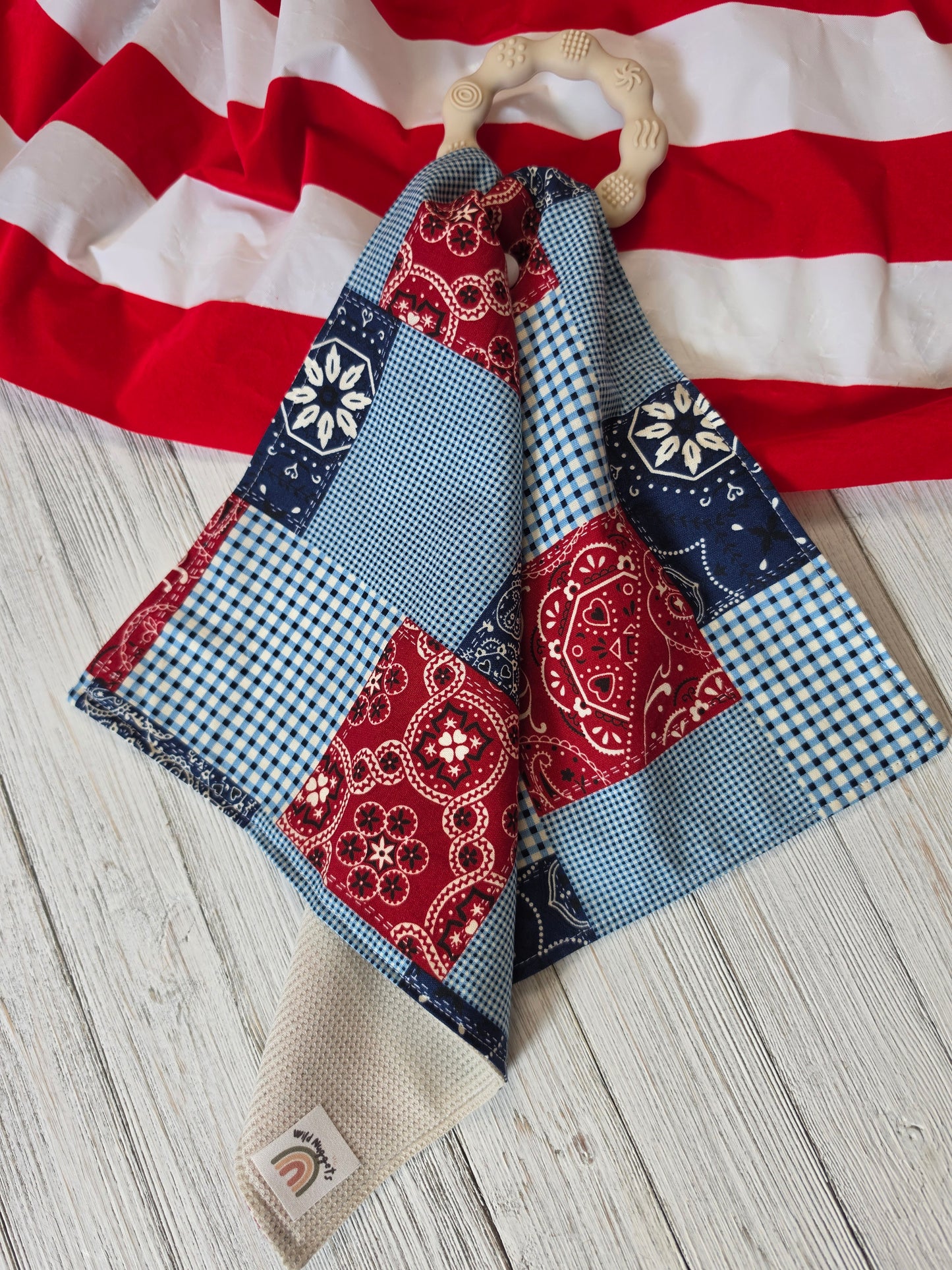 Patchwork Patriot Lovie