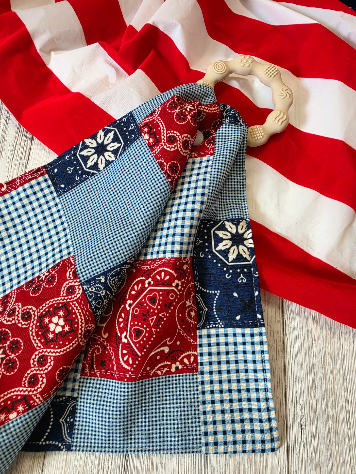 Patchwork Patriot Lovie